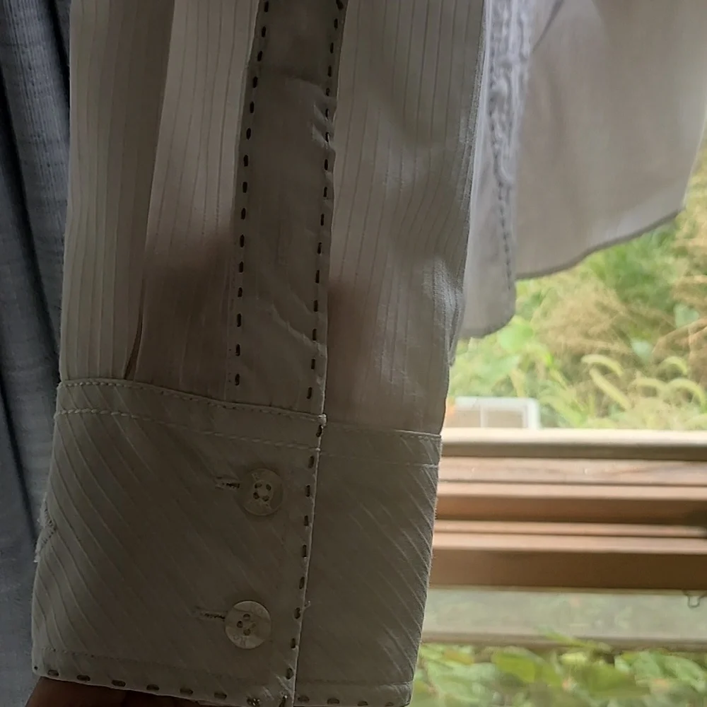Early 2000's vintage Men's embroidered shirt - size medium - Picture 3 of 4